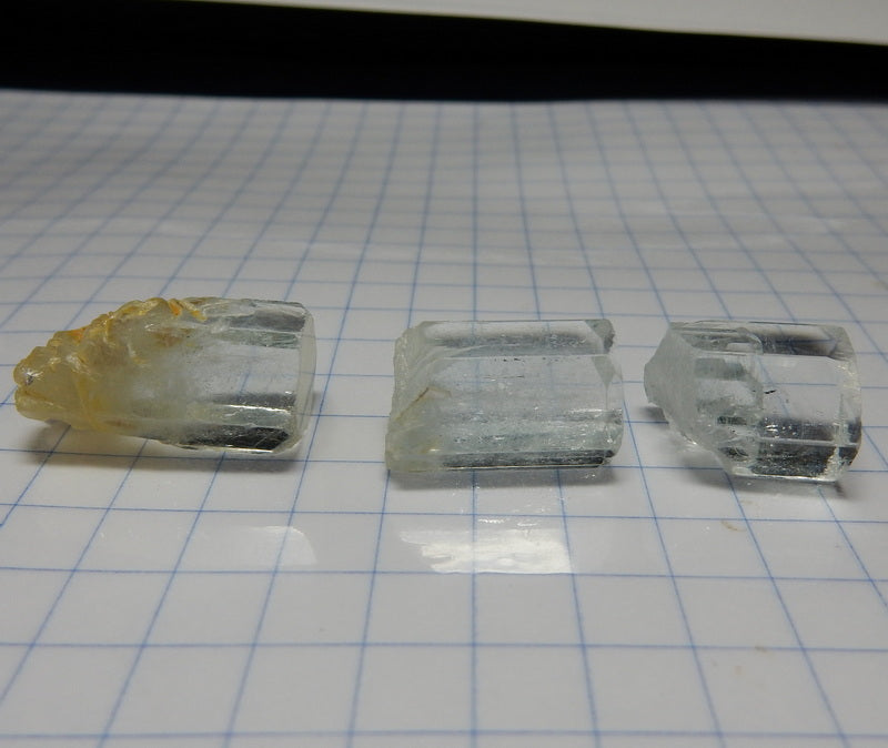 50 carat Aquamarine - Hand Select Faceting Gem Rough Crystals - prettyrock.com
