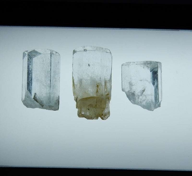 50 carat Aquamarine  - Hand Select Faceting Gem Rough Crystals - prettyrock.com