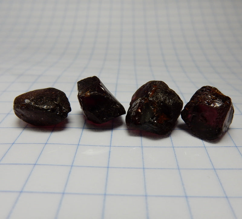 Rhodolite Garnet - 44.72 ct - Hand Select Facet Gem Rough Crystals - prettyrock.com