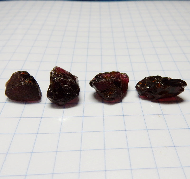 Rhodolite Garnet - 44.01 ct - Hand Select Facet Gem Rough Crystals - prettyrock.com