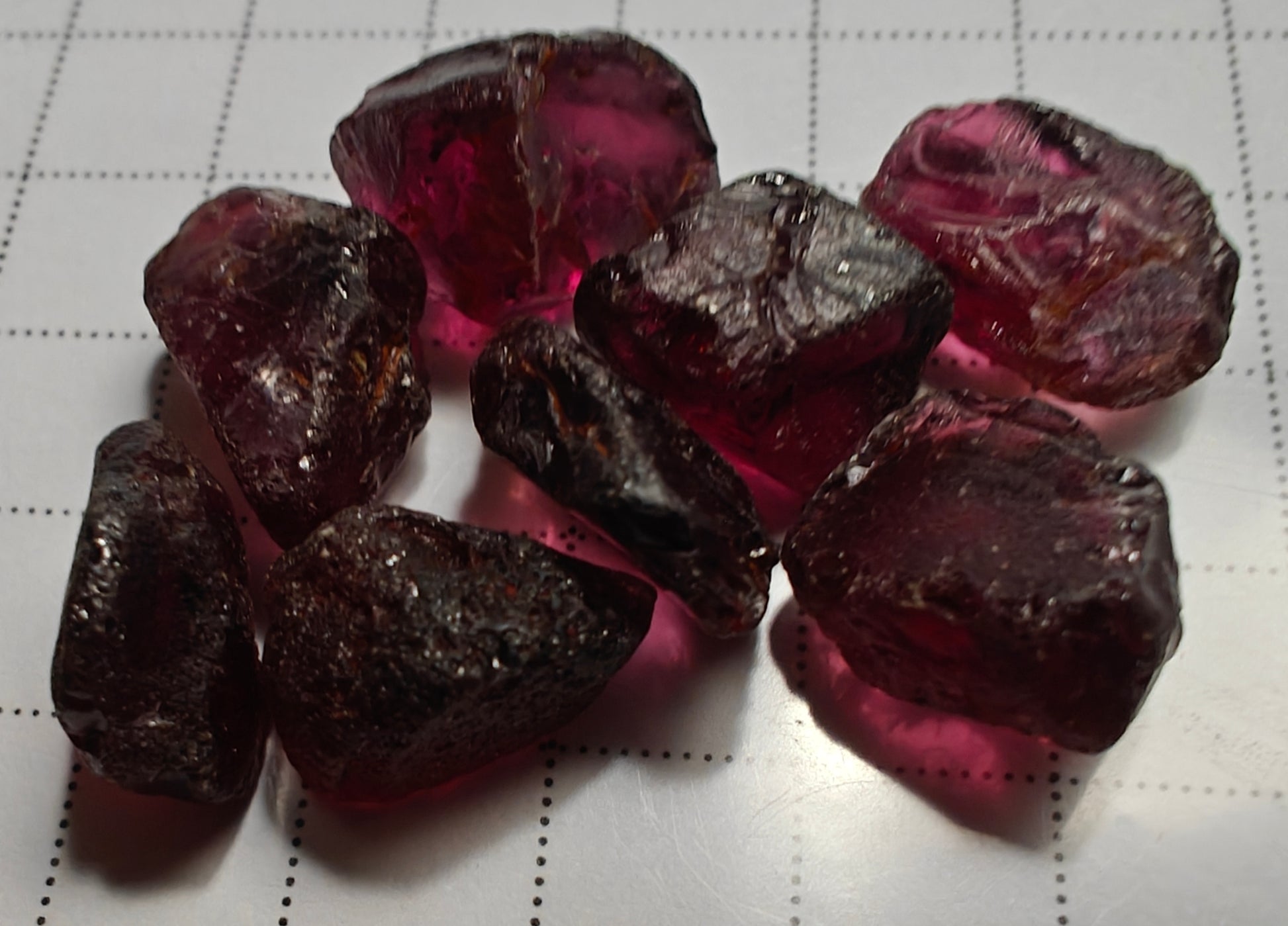 36.99ct Rhodolite Garnet - Hand Select Gem Rough - prettyrock.com