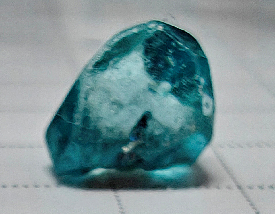 4.6ct Blue Zircon - Hand Select Gem Rough - prettyrock.com