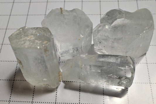 Aquamarine - 59 carats - Hand Select Faceting Gem Rough Crystals - prettyrock.com