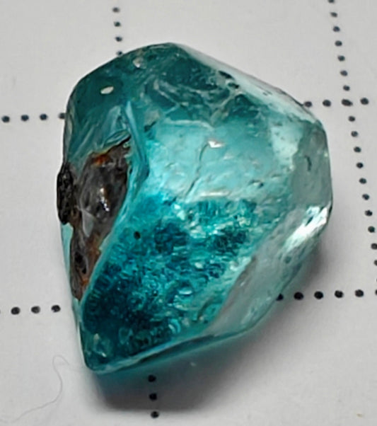 4.6ct Blue Zircon - Hand Select Gem Rough - prettyrock.com