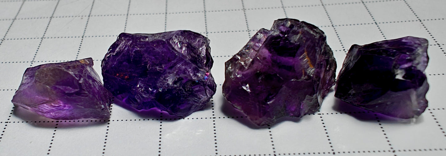 Amethyst Quartz - 26.36ct - Hand Select Gem Rough - prettyrock.com