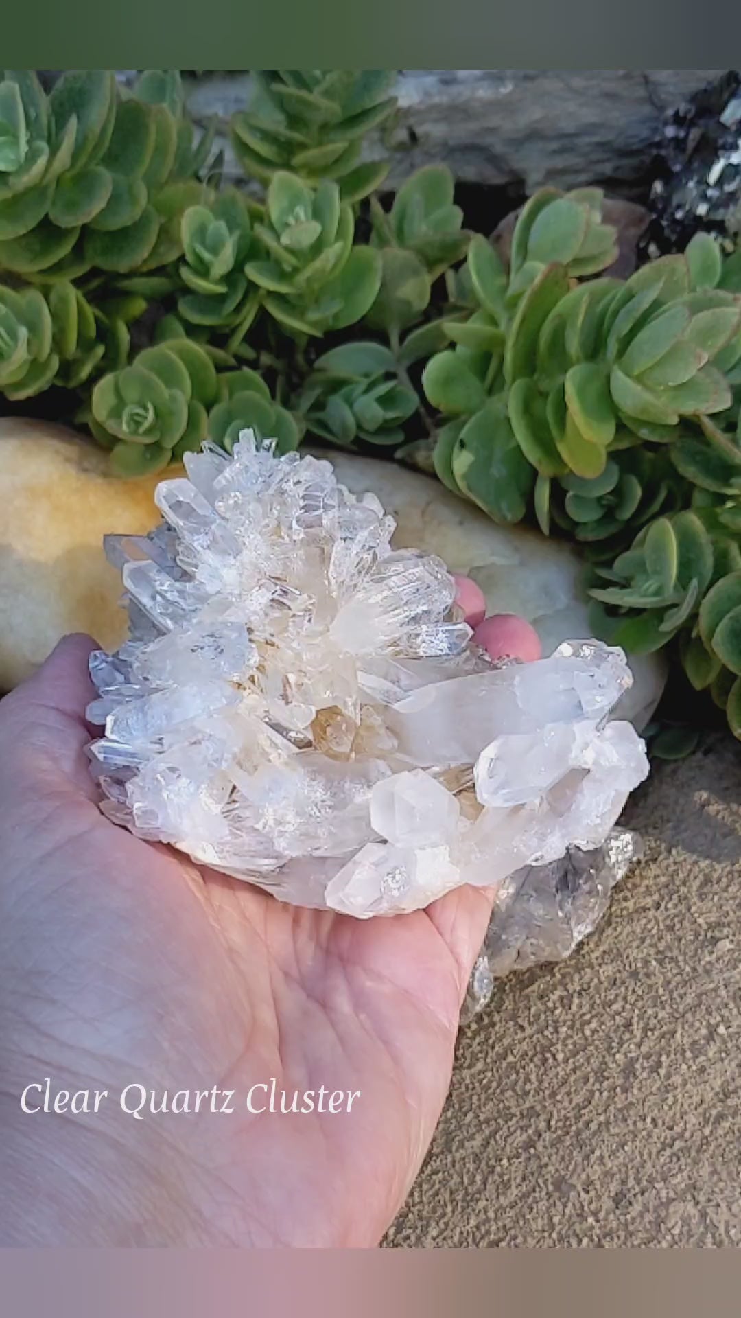 Clear Crystal Quartz Cluster - Mineral Specimen - 1825 ct - prettyrock.com