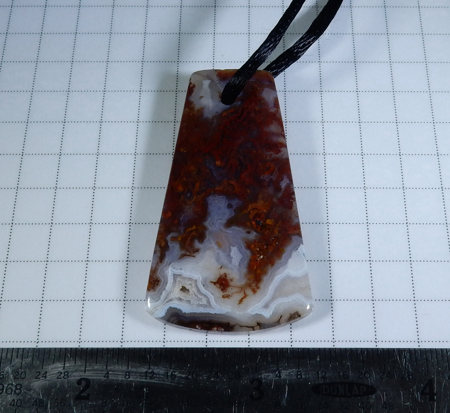 Agate Cabochon Pendant - 51.20 ct - prettyrock.com