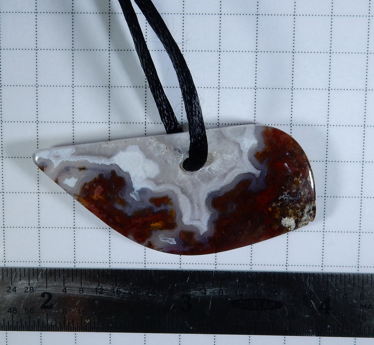 Agate Cabochon Pendant - 40.5 ct - prettyrock.com