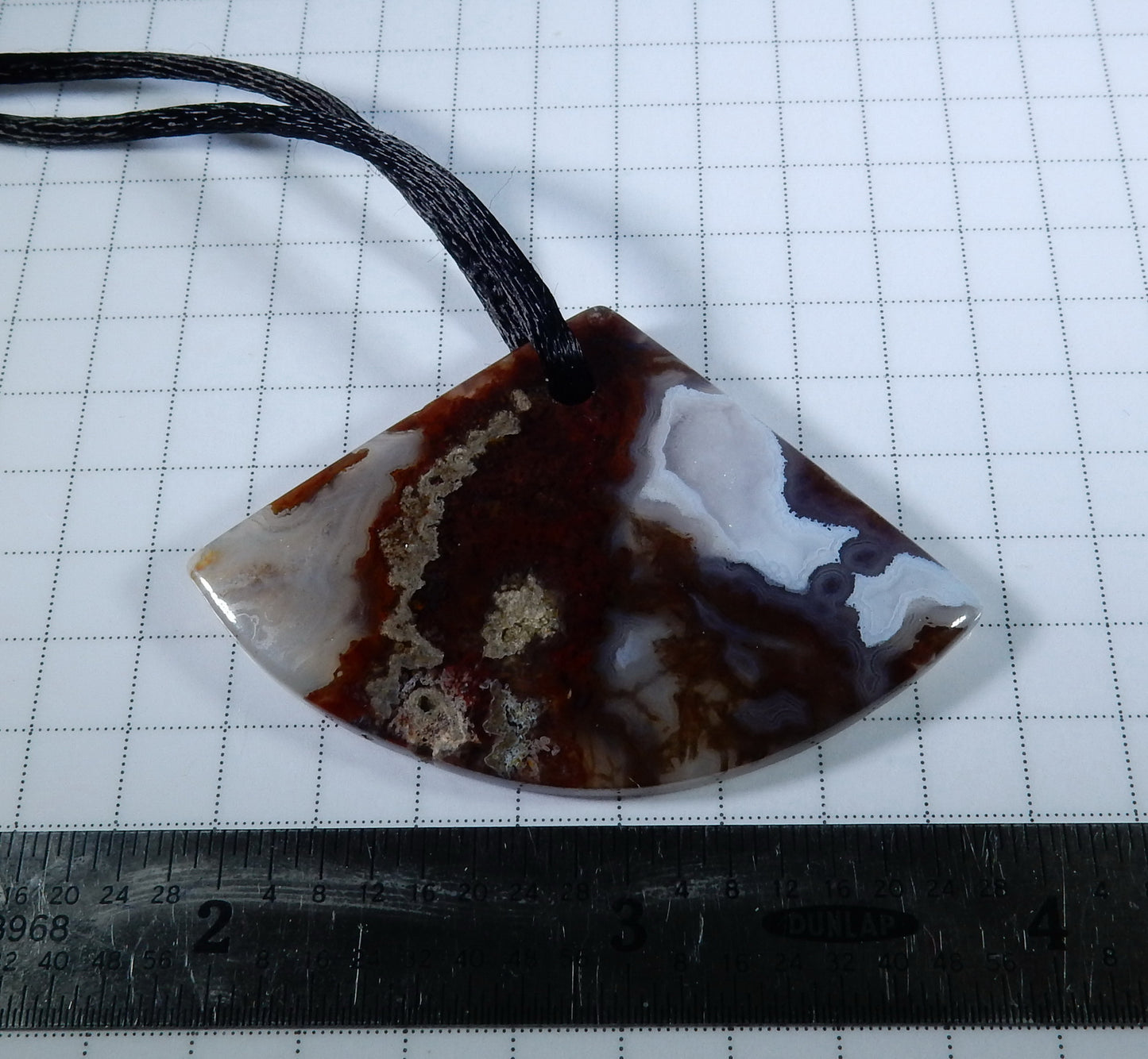 Agate Cabochon Pendant - 60.5 ct - prettyrock.com