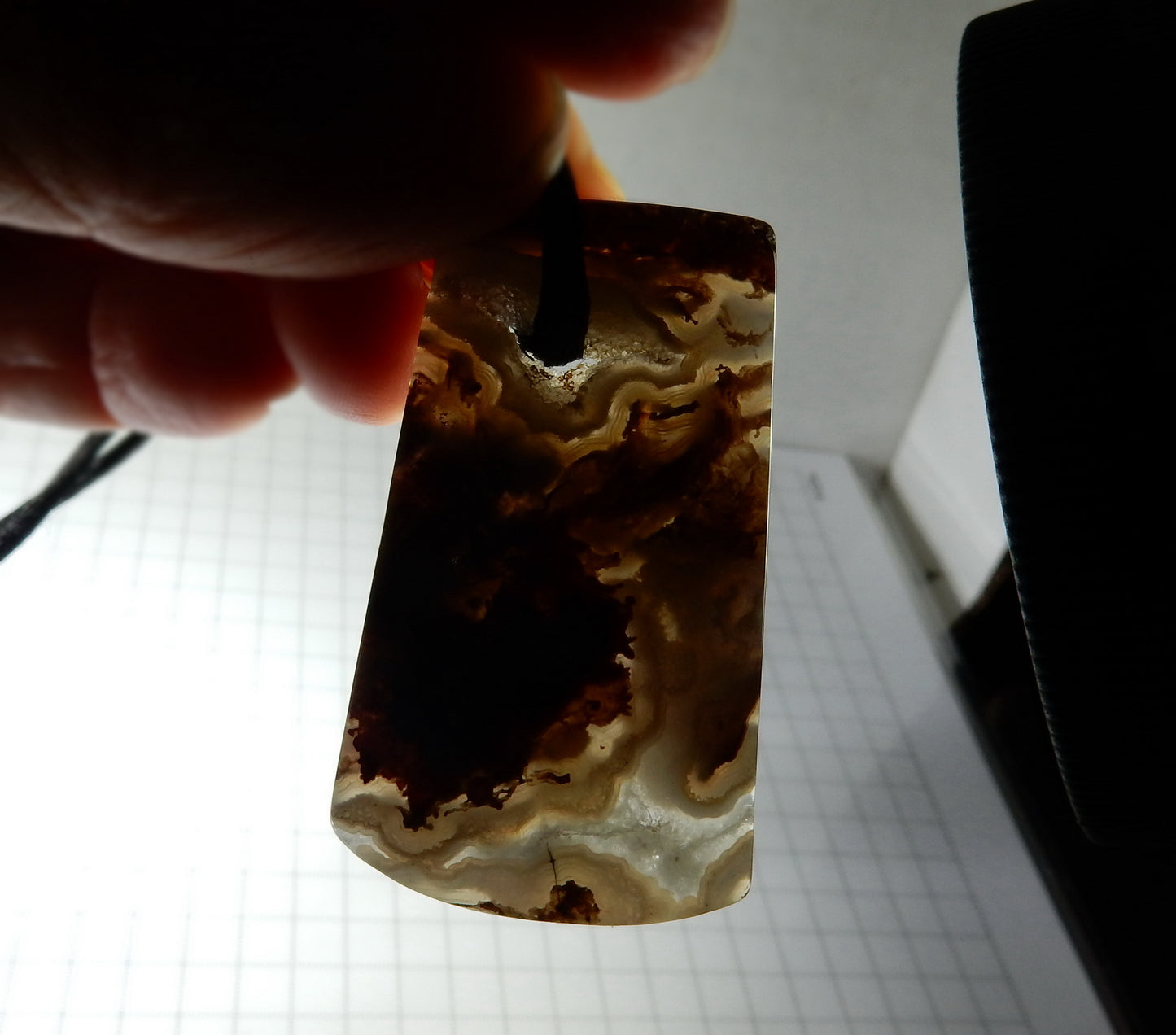 Agate Cabochon Pendant - 50.02 ct - prettyrock.com