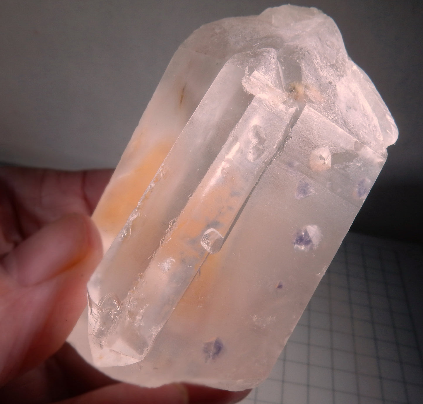 Quartz with Fluorite Inclusions - Mineral Specimen - 741.5 ct - prettyrock.com