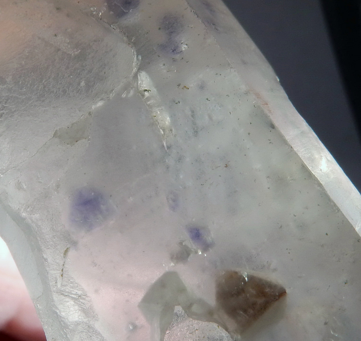 Quartz with Fluorite Inclusions - Mineral Specimen - 160 ct - prettyrock.com