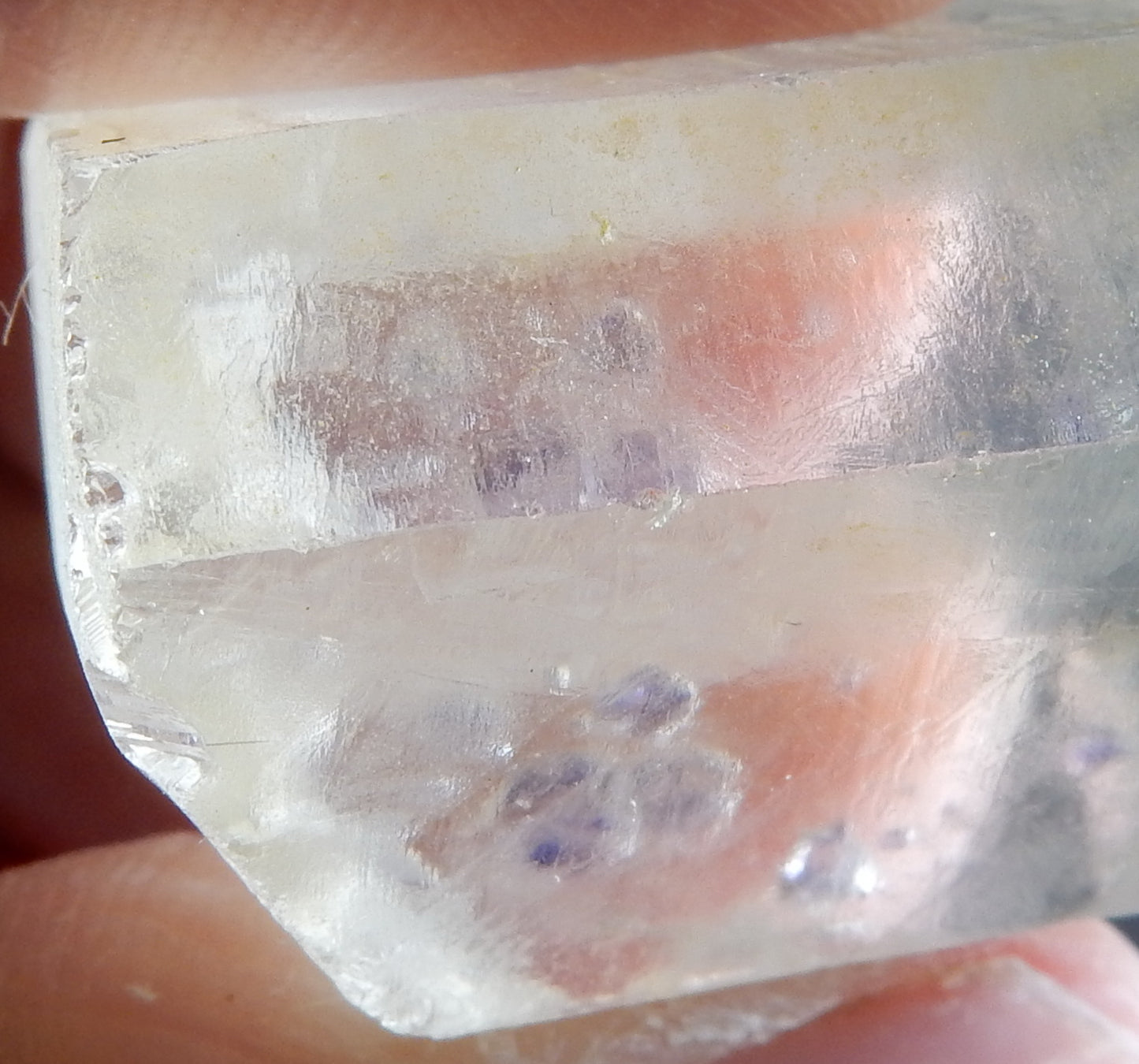 Quartz with Fluorite Inclusions - Mineral Specimen - 115ct - prettyrock.com