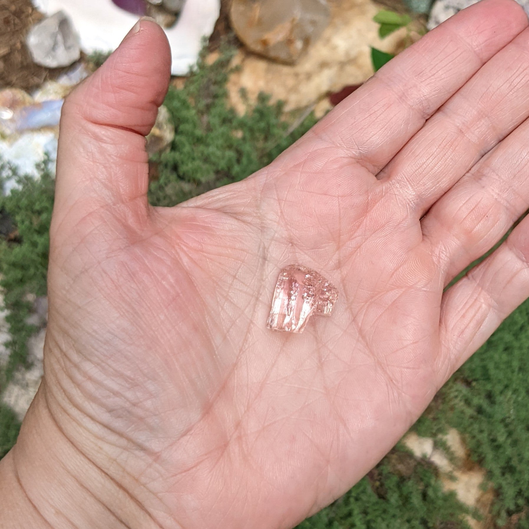 Pink Topaz - 17.74ct - Hand Select Gem Rough - prettyrock.com