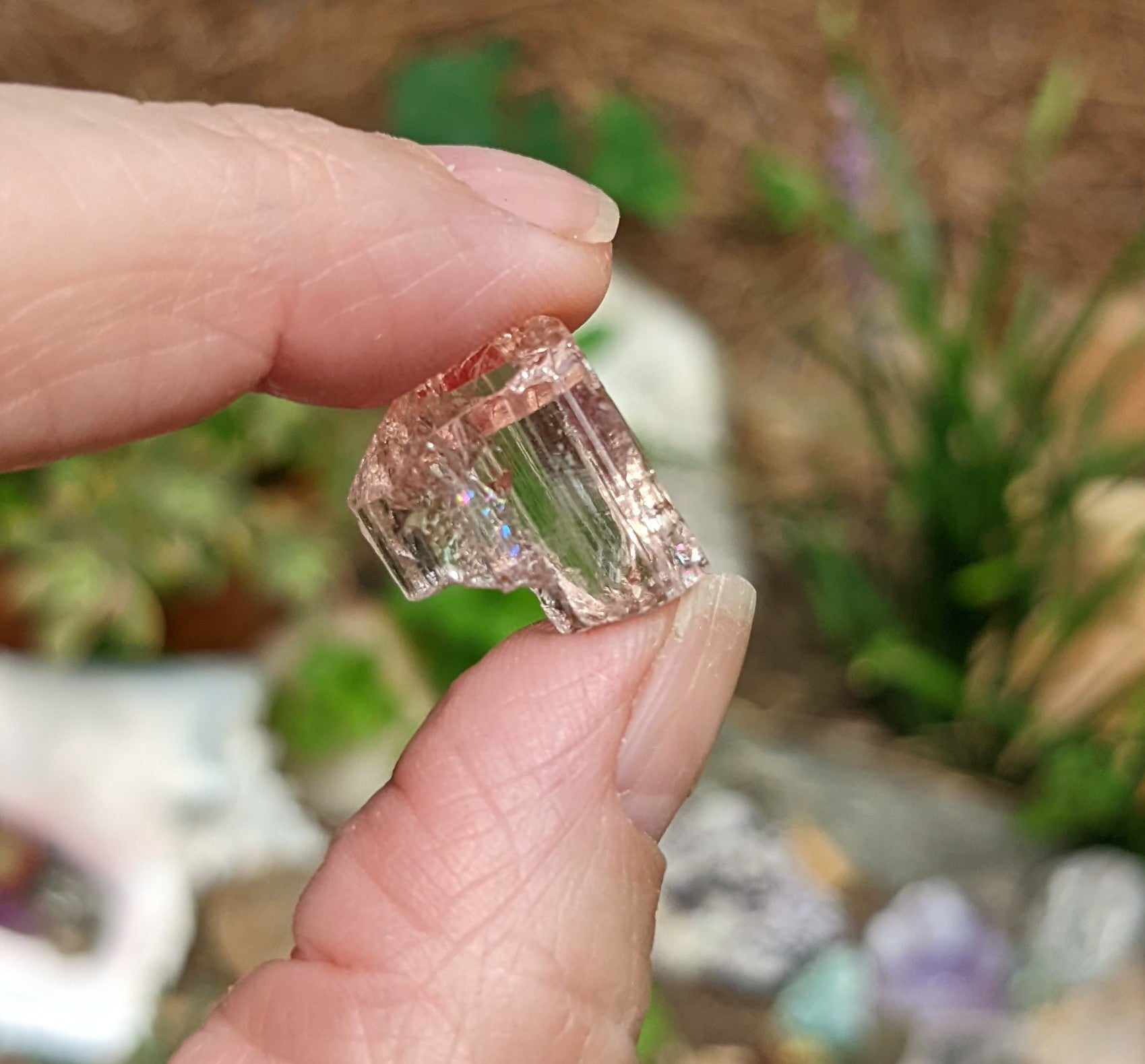 Pink Topaz - 17.74ct - Hand Select Gem Rough - prettyrock.com