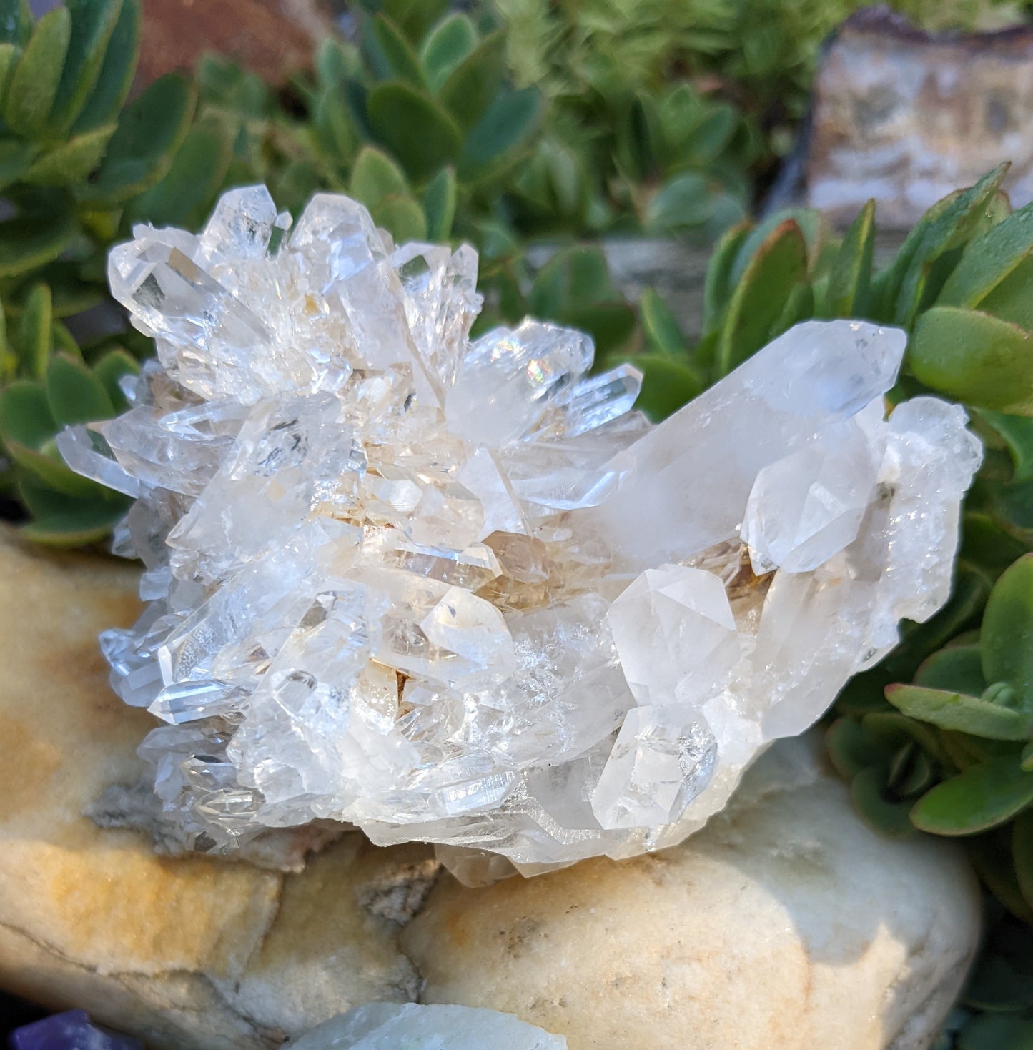 Clear Crystal Quartz Cluster - Mineral Specimen - 1825 ct - prettyrock.com