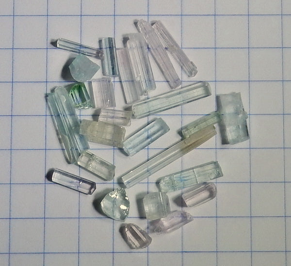 Achroite Tourmaline - 17.21ct - Hand Select Gem Rough - prettyrock.com