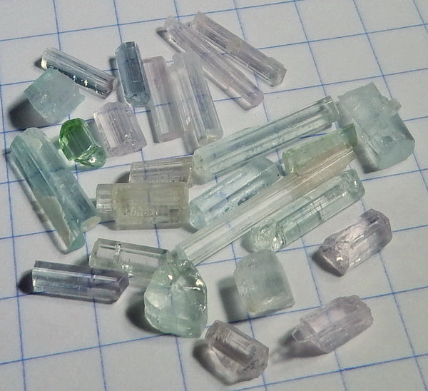 Achroite Tourmaline - 17.21ct - Hand Select Gem Rough - prettyrock.com