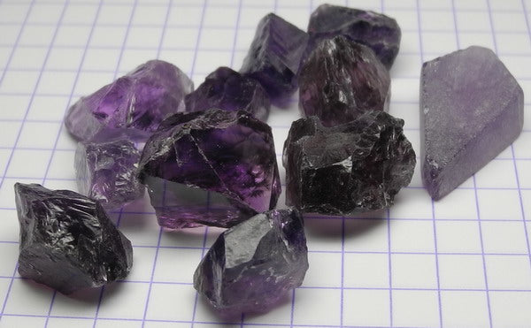 amethyst quartz - 99.5ct - Hand Select Gem Rough - prettyrock.com