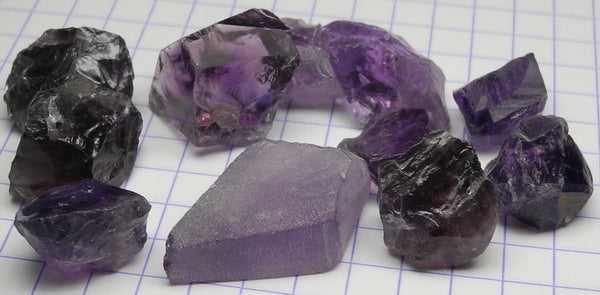 amethyst quartz - 99.5ct - Hand Select Gem Rough - prettyrock.com