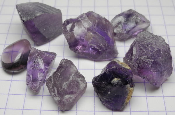 Amethyst Quartz - 76.65ct - Hand Select Gem Rough - prettyrock.com