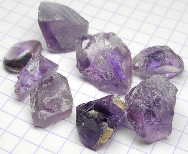 Amethyst Quartz - 76.65ct - Hand Select Gem Rough - prettyrock.com