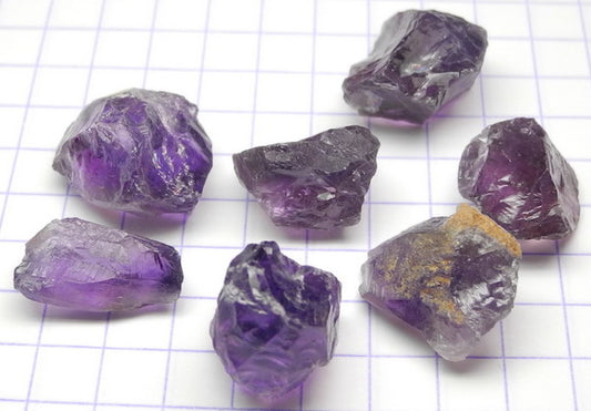 Amethyst Quartz - 41.1ct - Hand Select Gem Rough - prettyrock.com