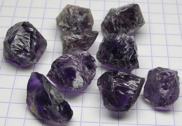 Amethyst Quartz - 71.7ct - Hand Select Gem Rough - prettyrock.com