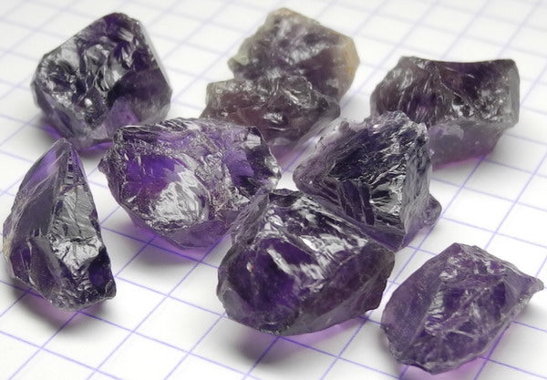 Amethyst Quartz - 71.7ct - Hand Select Gem Rough - prettyrock.com