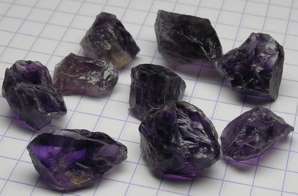 Amethyst Quartz - 71.7ct - Hand Select Gem Rough - prettyrock.com