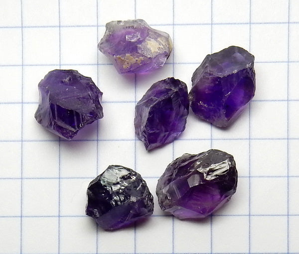 Amethyst Quartz - 31.6ct - Hand Select Gem Rough - prettyrock.com