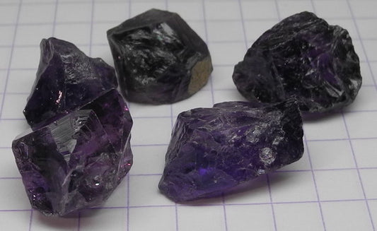 Amethyst Quartz - 41.3ct - Hand Select Gem Rough - prettyrock.com