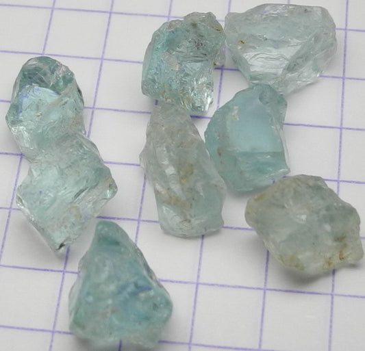 17.5ct Aquamarine  - Hand Select Gem Rough - prettyrock.com