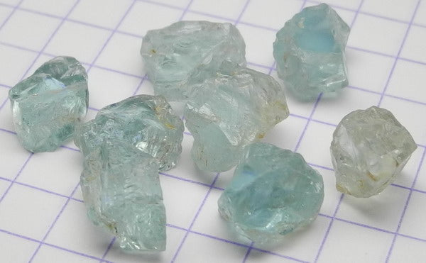 17.5ct Aquamarine  - Hand Select Gem Rough - prettyrock.com