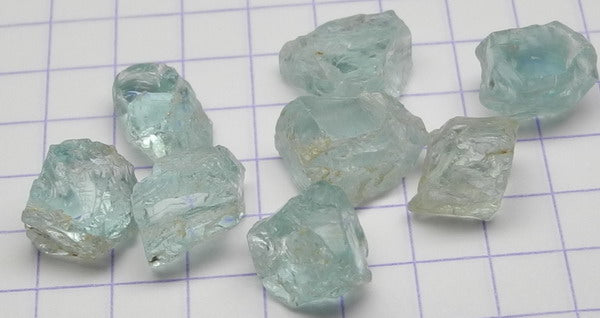 17.5ct Aquamarine  - Hand Select Gem Rough - prettyrock.com