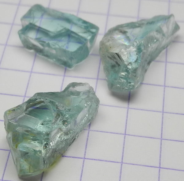 21.81ct Aquamarine  - Hand Select Gem Rough - prettyrock.com