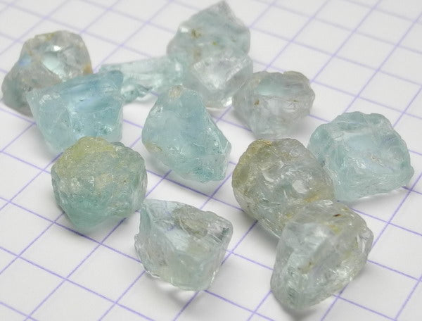 27.45ct Aquamarine  - Hand Select Gem Rough - prettyrock.com