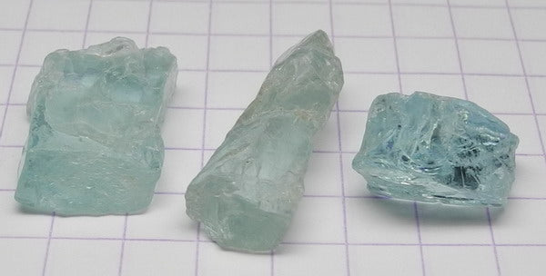 18.11ct Aquamarine  - Hand Select Gem Rough - prettyrock.com