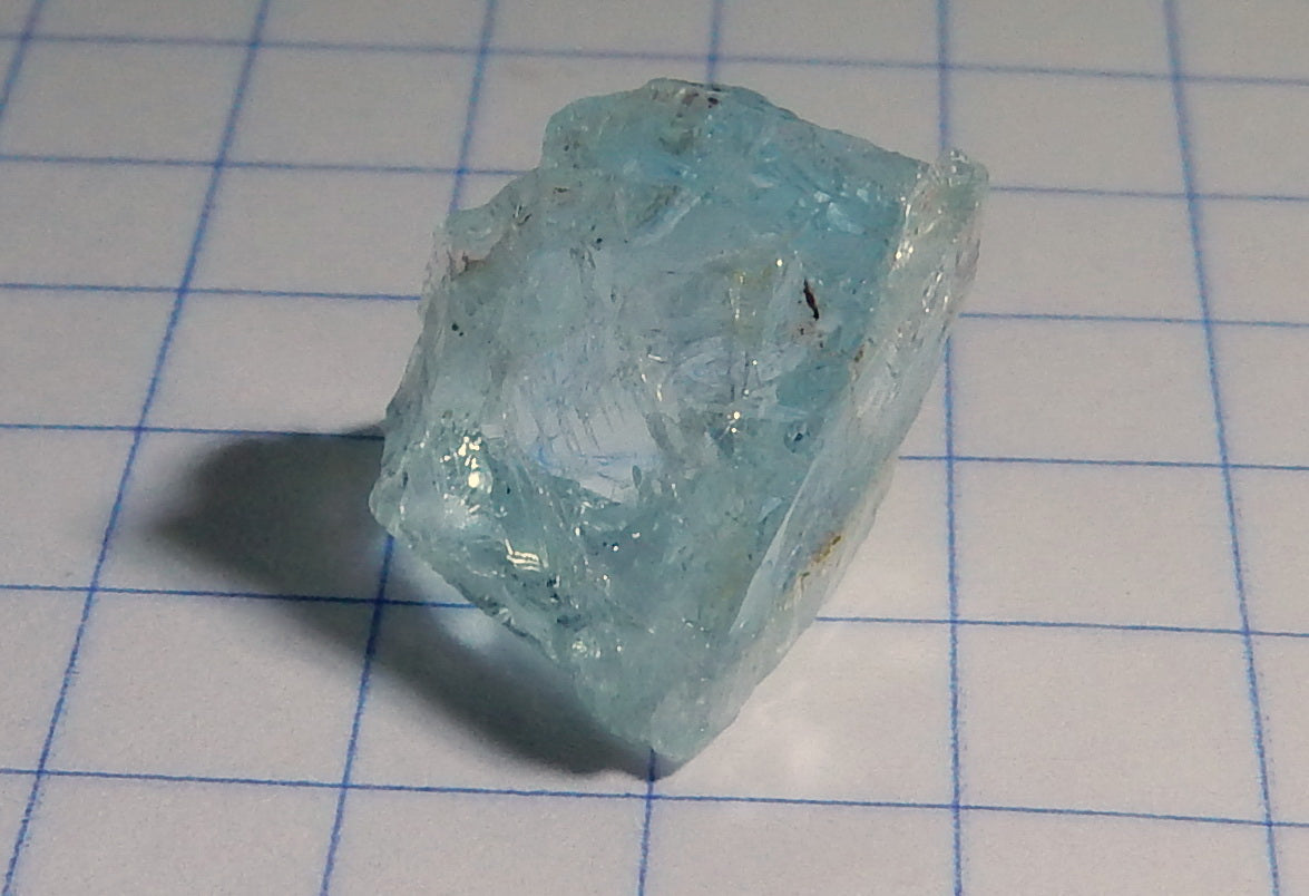 9.77ct Aquamarine  - Hand Select Gem Rough - prettyrock.com