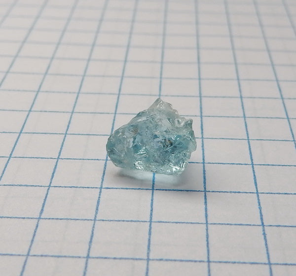 2.33ct Aquamarine  - Hand Select Gem Rough - prettyrock.com