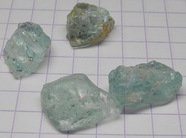 18ct Aquamarine  - Hand Select Gem Rough - prettyrock.com