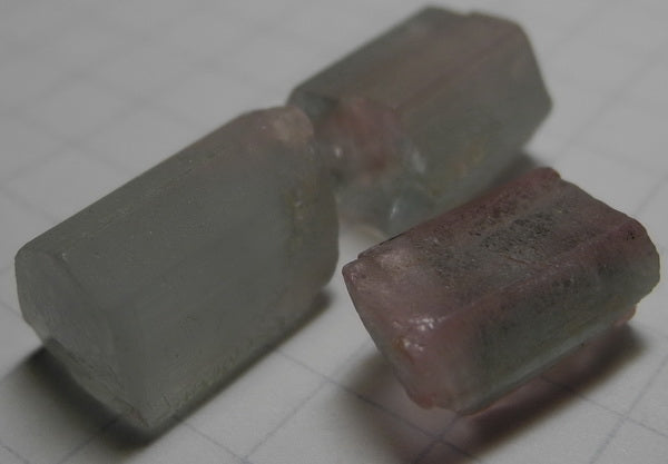 bi-color tourmaline - 38.36ct - Hand Select Gem Rough - prettyrock.com