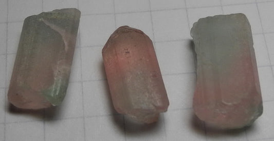 bi-color tourmaline - 35.8ct - Hand Select Gem Rough - prettyrock.com