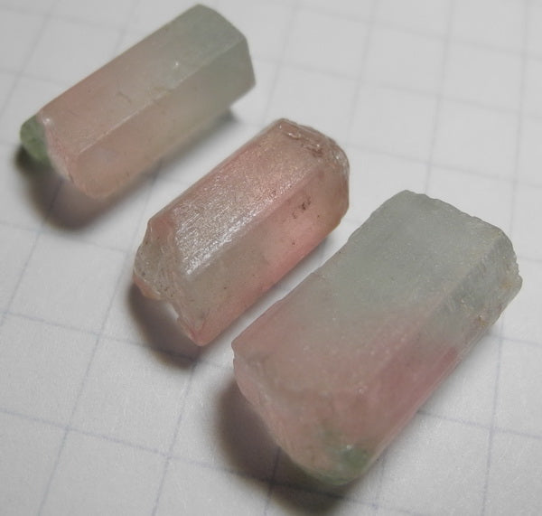 bi-color tourmaline - 35.8ct - Hand Select Gem Rough - prettyrock.com