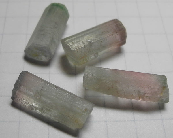 bi-color tourmaline - 34.14ct - Hand Select Gem Rough - prettyrock.com