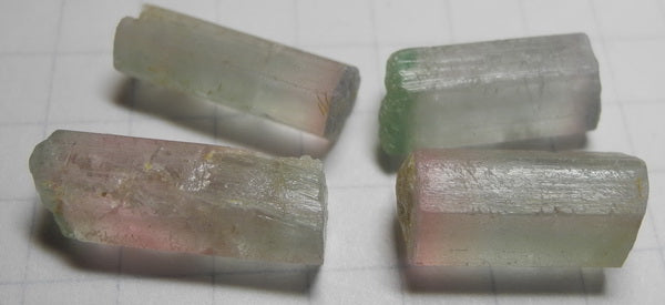 bi-color tourmaline - 34.14ct - Hand Select Gem Rough - prettyrock.com