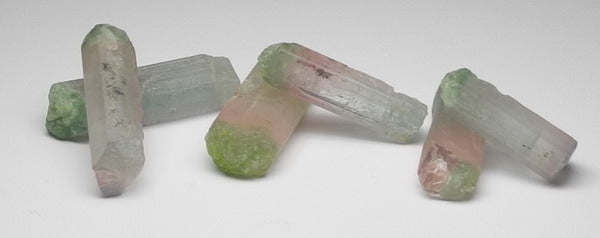 Bi-Color tourmaline - 94.94ct - Hand Select Gem Rough - prettyrock.com