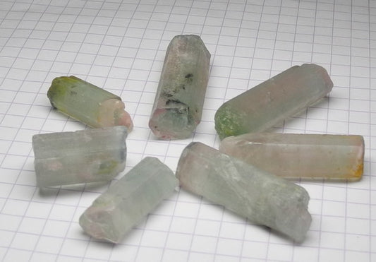 bi-color tourmaline - 197.5ct - Hand Select Gem Rough - prettyrock.com