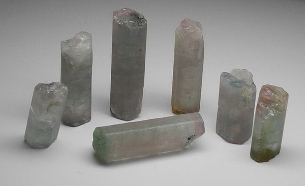 bi-color tourmaline - 197.5ct - Hand Select Gem Rough - prettyrock.com