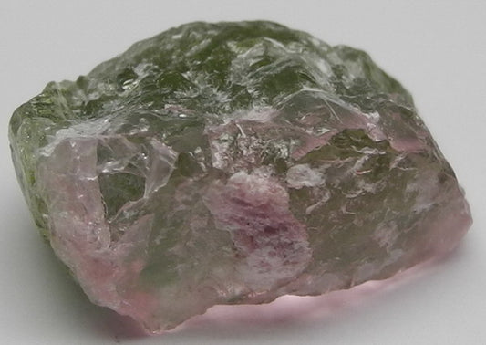 Bi-color Tourmaline - 19.85ct - Hand Select Gem Rough - prettyrock.com